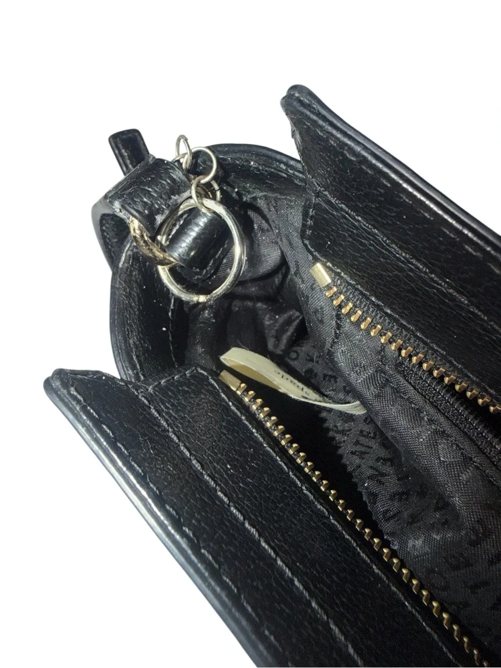 kate spade Black Pebbled Leather Small Crossbody Shoulder Bag
